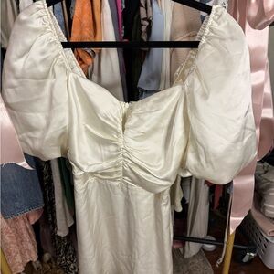 Elegant Puff Sleeve Dress